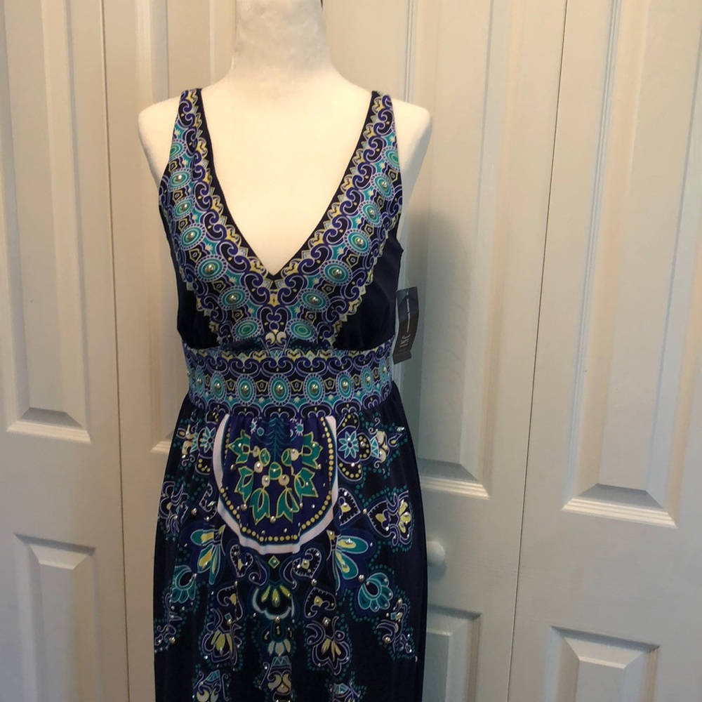 Stunning INC Aztec medallion dress.